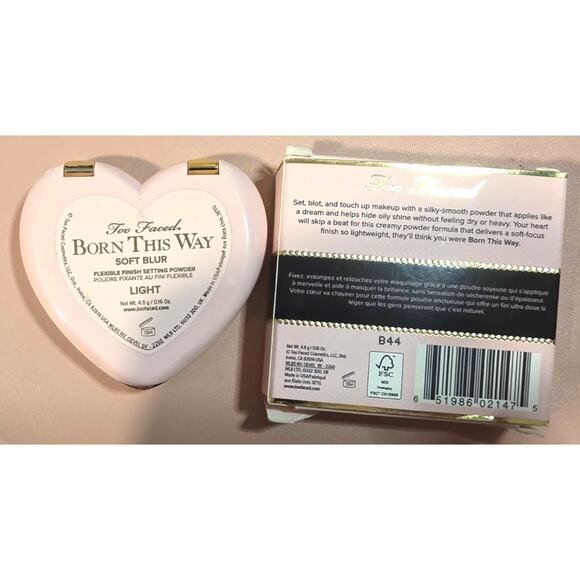 Too Faced  Born This Way Soft Blur Setting Powder, LIGHT / NEW IN BOX - Picture 4 of 4